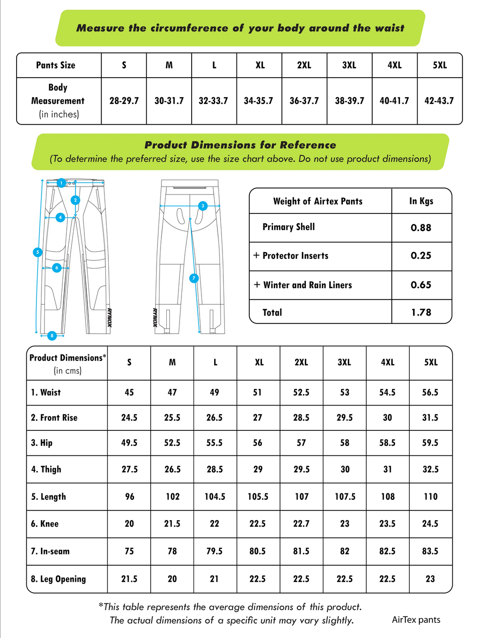 Rynox Airtex Riding Pants